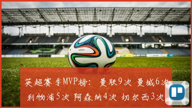 英超赛季MVP榜：曼联9次 曼城6次 利物浦5次 阿森纳4次 切尔西3次
