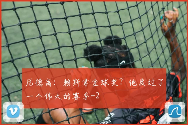 厄德高：赖斯拿金球奖？他度过了一个伟大的赛季